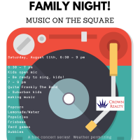 Family Night for Music on the Square!
